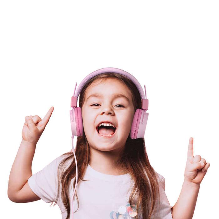 Hama - THOMSON Hörlur On-Ear Barn max 85dB Rosa