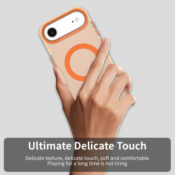 A-One Brand - iPhone 17 Air Mobilskal MagSafe Anti Drop Hybrid - Orange
