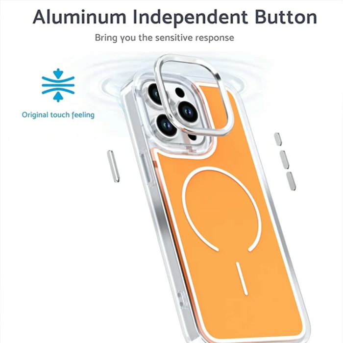 A-One Brand - iPhone 16 Pro Max Mobilskal Magsafe Electroplated