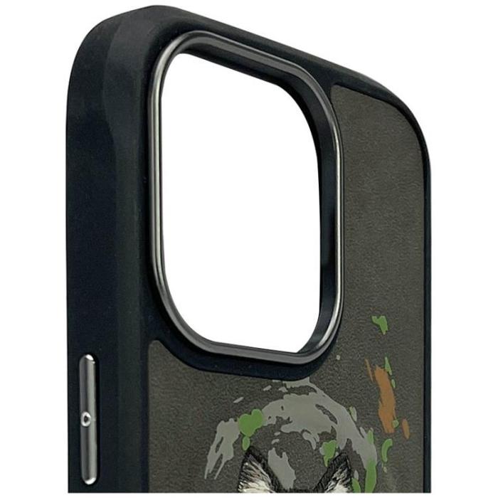 NIMMY - Nimmy iPhone 16 Pro Max Mobilskal MagSafe Wolf - Mörkgrå