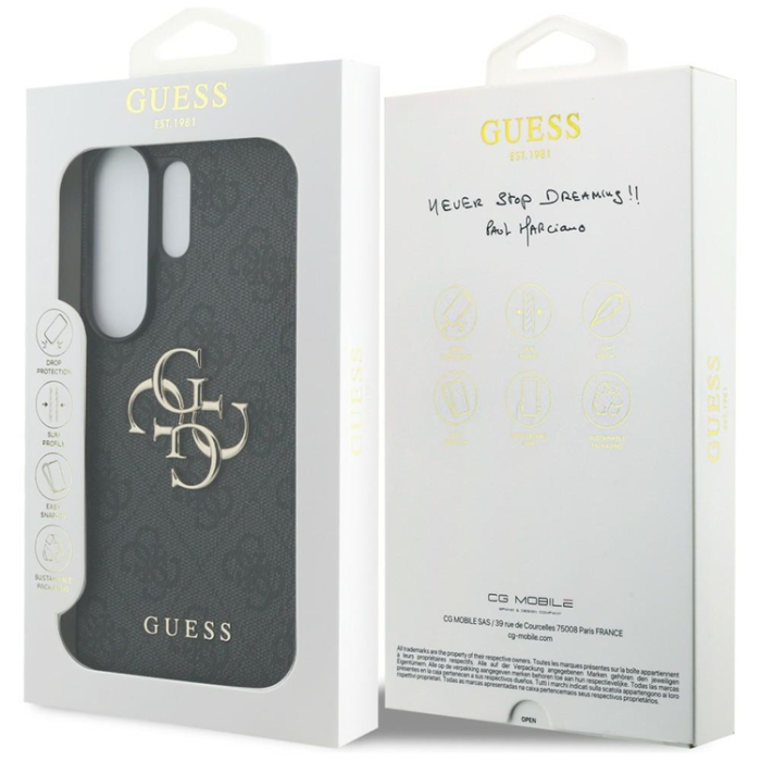 Guess - Guess Mobilskal För Galaxy S26 Ultra MagSafe 4G Big Metal Logo