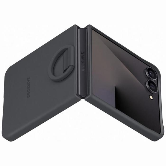 Samsung - Samsung Galaxy Z Flip 7 Mobilskal Ring - Svart