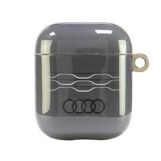 Audi - Audi AirPods 1/2 Skal IML Geometriskt M&ouml;nster - Gr&aring;