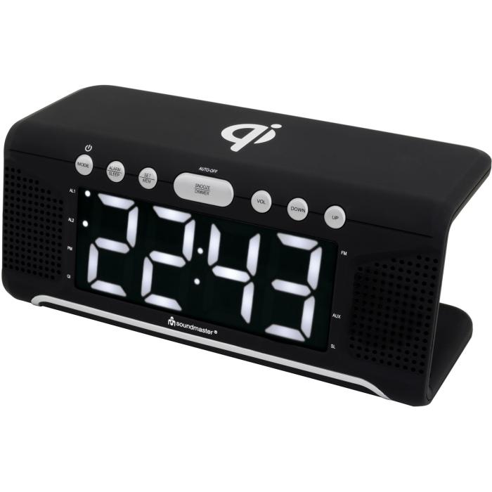 UTGATT5 - Klockradio med Qi-laddning