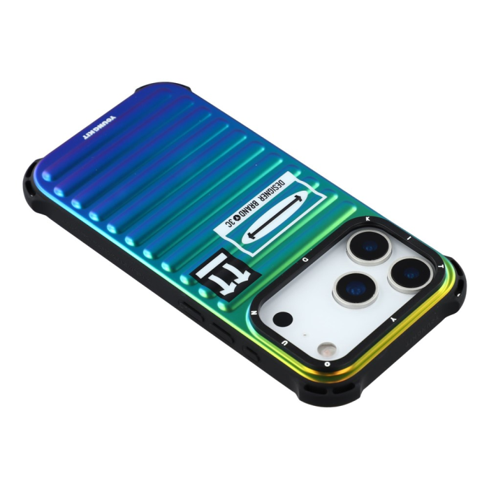 YOUNGKIT - YOUNGKIT iPhone 17 Pro Max Mobilskal Suitcase Style - Flerfärgad