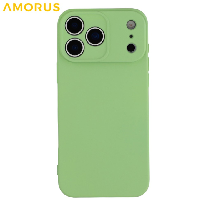 Amorus - AMORUS iPhone 17 Pro Max Mobilskal Precise Cutouts - Grön