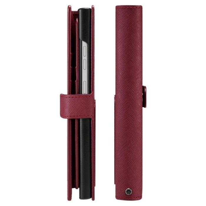 Spigen - Spigen Galaxy S23 Plånboksfodral S Plus - Burgundy