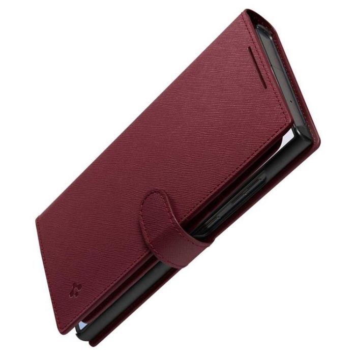 Spigen - Spigen Galaxy S23 Plånboksfodral S Plus - Burgundy