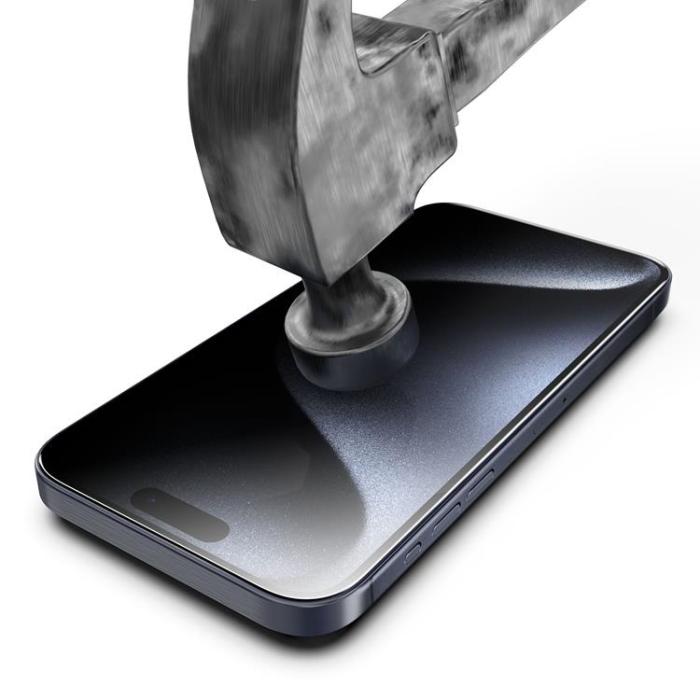 Boom of Sweden - LIVSTIDSGARANTI - BOOM iPhone 15 Pro Privacy Härdat Glas Skärmskydd 2st