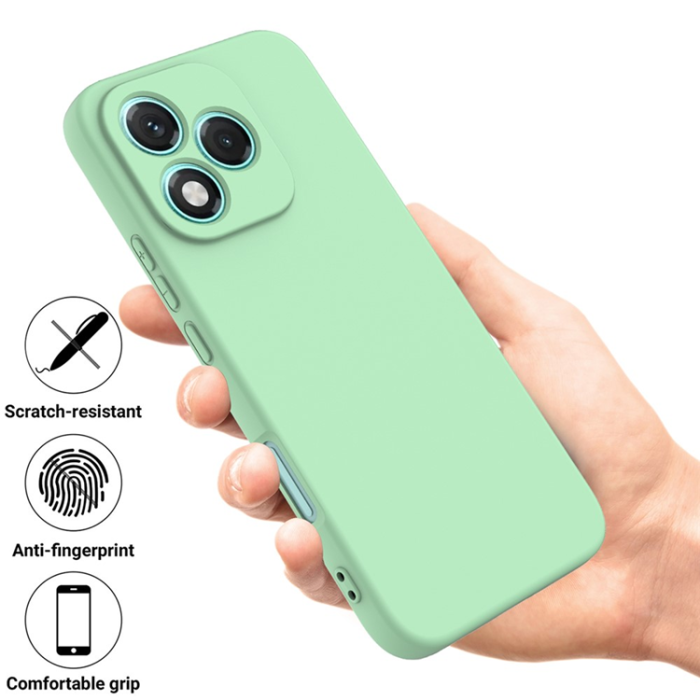 A-One Brand - Honor 400 Lite 5G Mobilskal Flytande Silikon - Grön