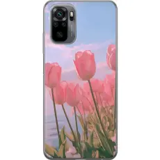Gustaf - Mobilskal till Xiaomi Redmi Note 10S med Rosa Tulpaner