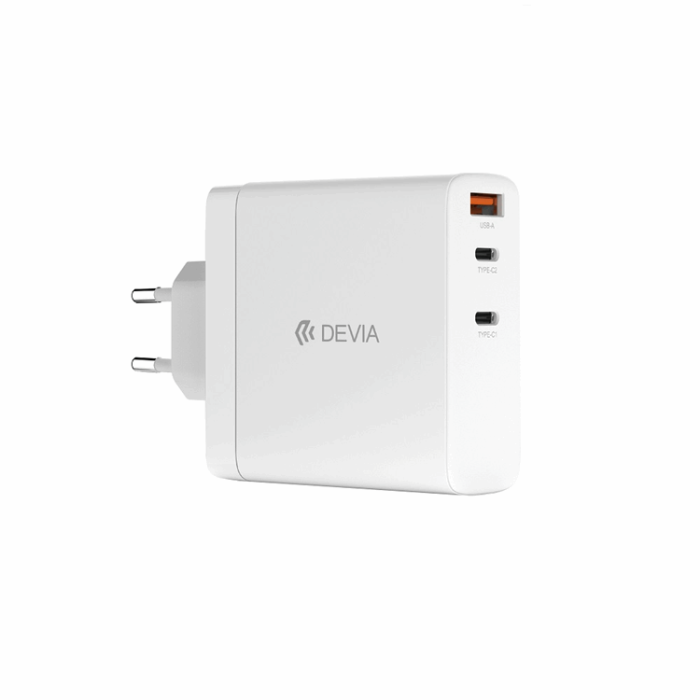 Devia - Devia Extreme Snabbladdare PD 140W 2x USB-C 1x USB För Bärbara