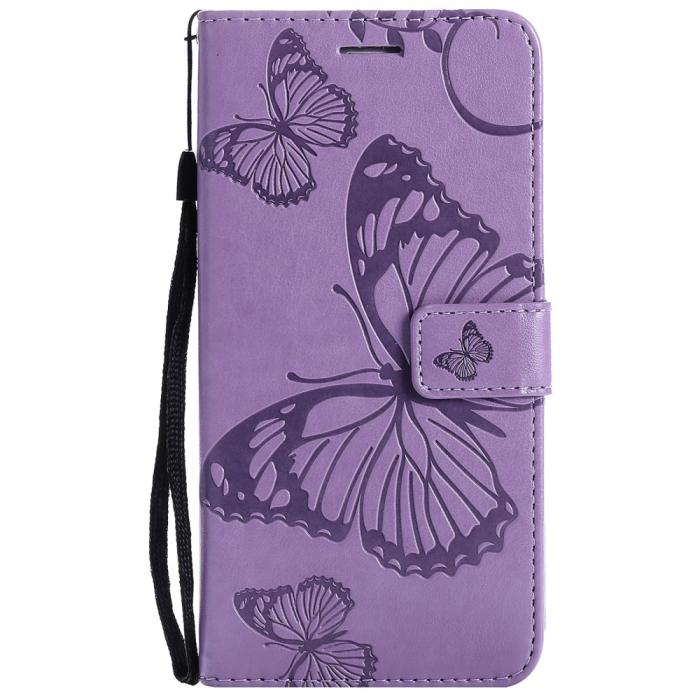 OEM - Fjärilar Plånboksfodral iPhone 13 Mini - Lila