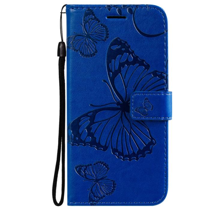 OEM - Fjärilar Plånboksfodral iPhone 13 Mini - Blå