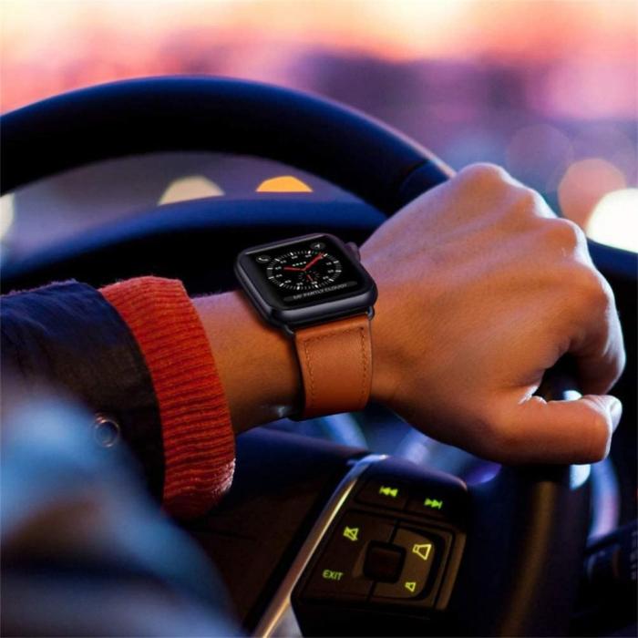 Tech-Protect - Tech-Protect Apple Watch (41mm) Series 9 Armband Läder