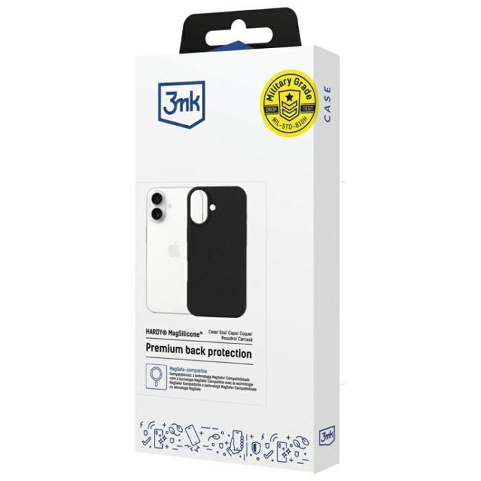3MK - 3MK iPhone 17 Mobilskal MagSafe Hardy Silikon - Grafit