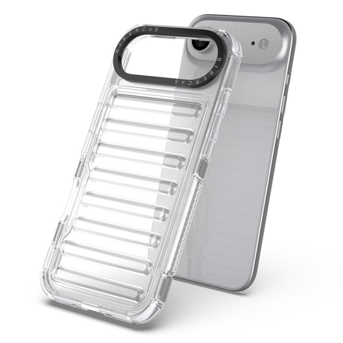 A-One Brand - iPhone 17 Air Mobilskal Stripe Design Detachable - Transparent
