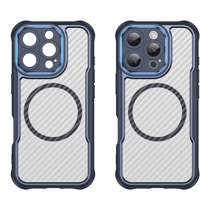 OEM - iPhone 16 Pro Max Mobilskal MagSafe Silikon Leading - Blå
