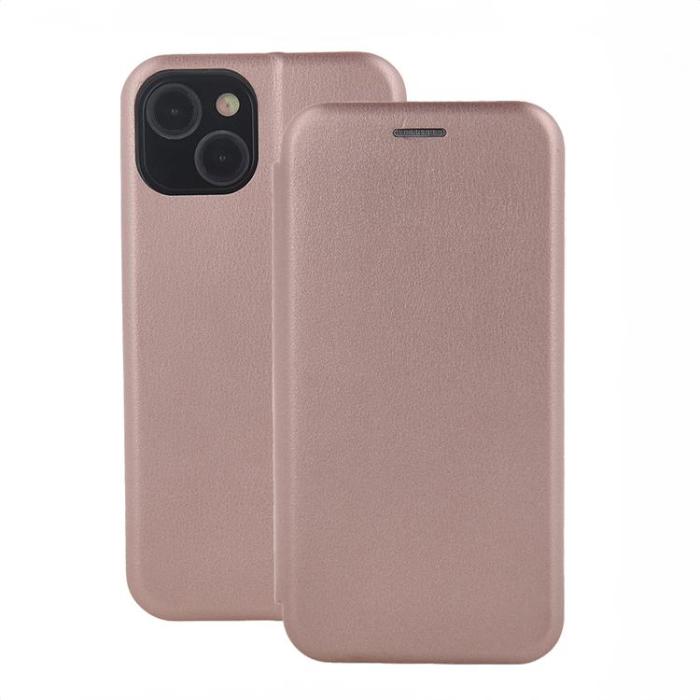 OEM - Xiaomi Redmi 13 5G/4G Plånboksfodral Smart Diva - Rose Guld