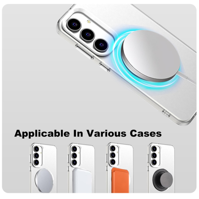 Imak - IMAK Galaxy S25 FE Mobilskal MagSafe Godisfärg Anti Drop - Vit