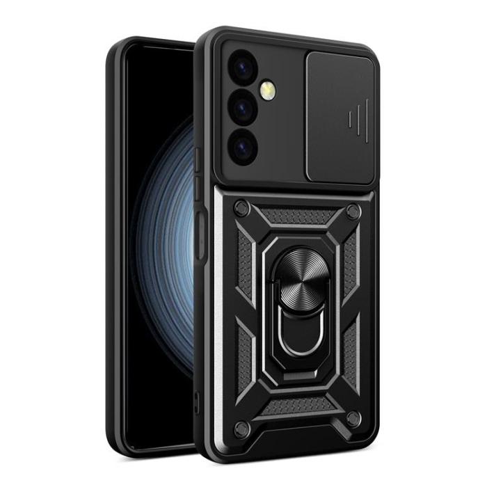 OEM - Galaxy M34 Mobilskal Hybrid Armor Camshield - Svart