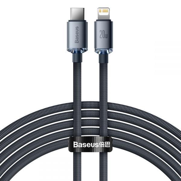Baseus Crystal Shine USB-C till Lightning kabel PD 20W 2m | 3541 | AlltMobil