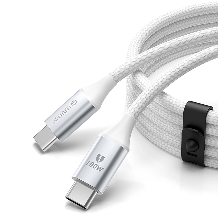 Orico USB-C Till USB-C Kabel 100W 5A 1m CDX - Vit | 3541 | AlltMobil