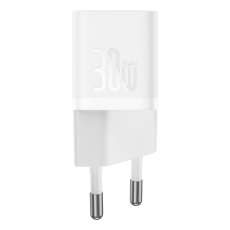 BASEUS - Baseus Snabbladdare USB-C 30W Mini GaN5 - Vit