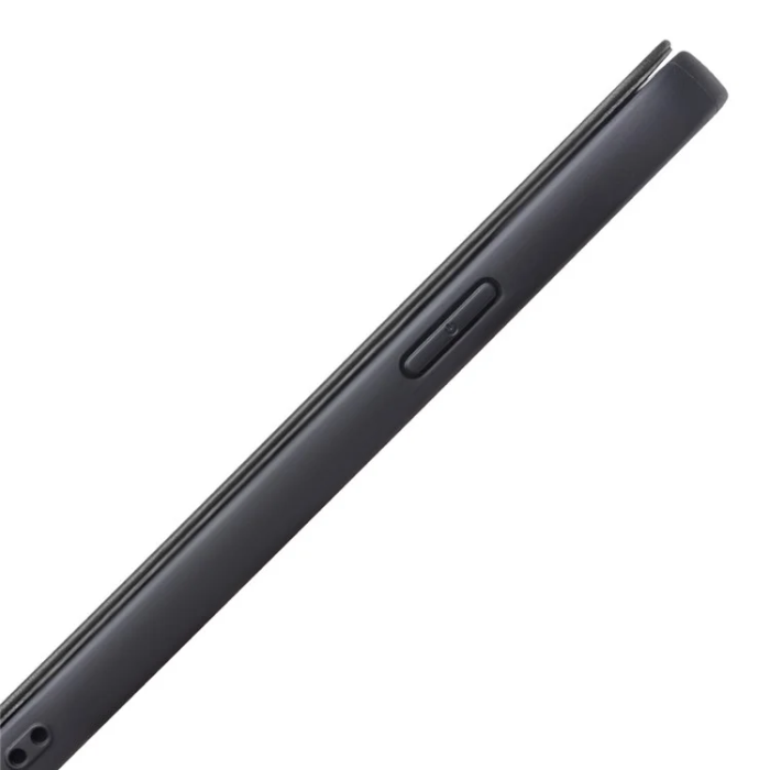 QIALINO - QIALINO iPhone 12 Pro Max Fodral Äkta Läder Cowhide - Svart
