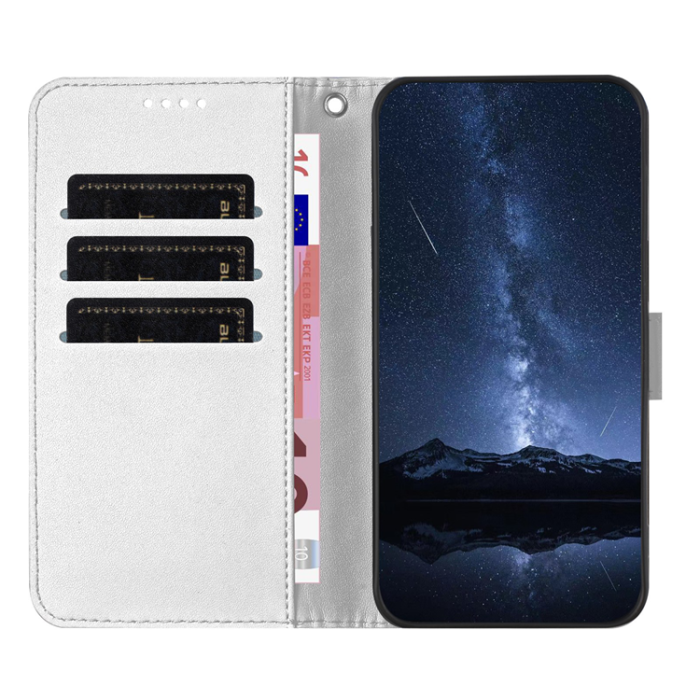 A-One Brand - iPhone 17 Air Plånboksfodral Anti Drop - Silver