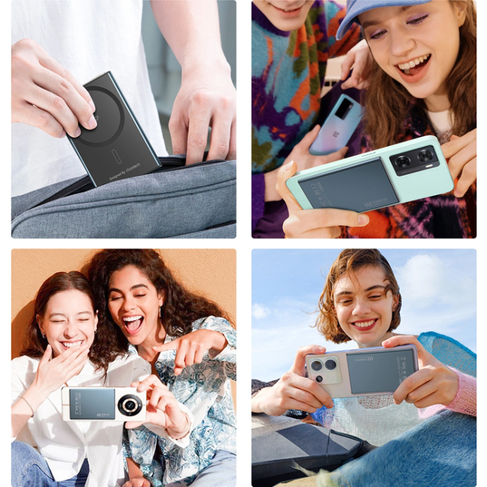 Choetech - Choetech Qi Trådlös Powerbank 2000mAh MagSafe 5W SuperThin - Svart
