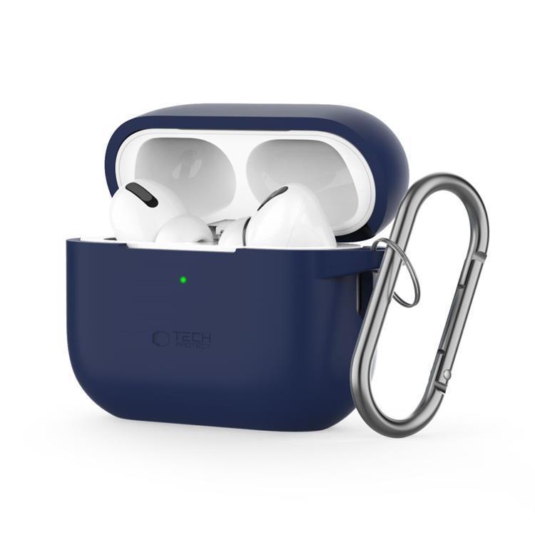 Tech-Protect Apple Airpods Pro 1/2 Skal Silikon Hook - Marinblå | 2353 | AlltMobil