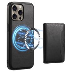 DENIOR - DENIOR D12 iPhone 16 Pro Fodral Kortfack TPU+PC Svart
