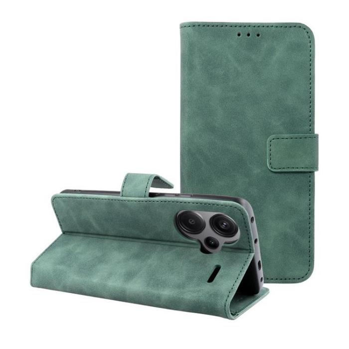 OEM - Xiaomi Redmi Note 13 Pro Plus Plånboksfodral Tender - Grön