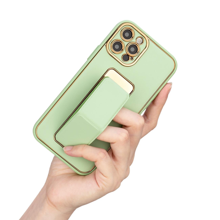 OEM - Galaxy A12 (2020/2021) Skal Kickstand - Grön