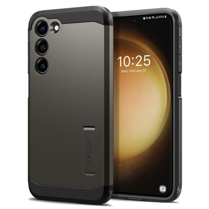 UTGATT - Spigen Galaxy S23 Skal Tough Armor - Gunmetal