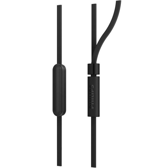 Philips - Philips Trådanslutna In-Ear-Hörlurar med inbyggd fjärrkontroll - Svart