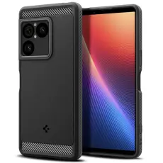 Spigen - Spigen Sony Xperia 1 VIII Mobilskal Rugged Armor - Matte Svart