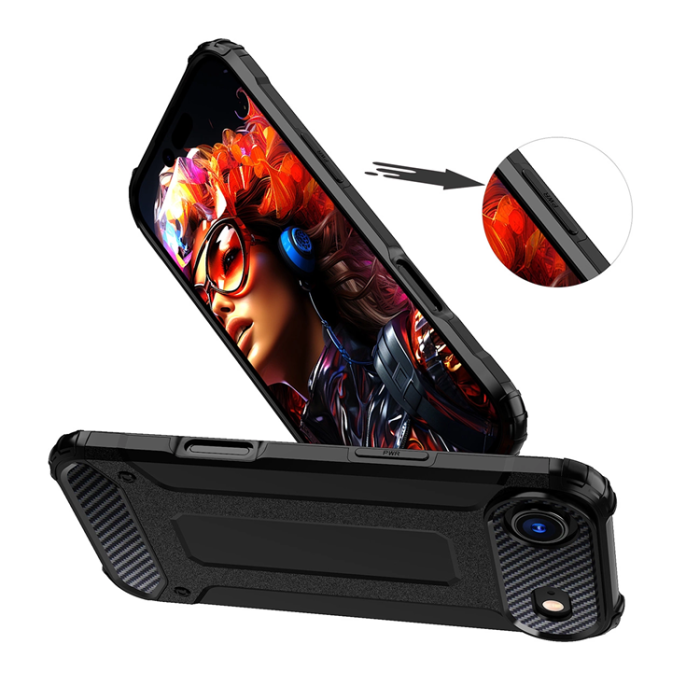 A-One Brand - iPhone Air Mobilskal Hybrid Armor - Svart