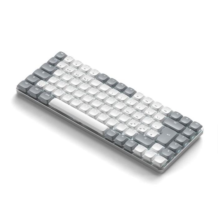 Satechi - Satechi SM1 Slim Mekaniskt Bakbelyst Tangentbord Nordisk Layout - Ljusgrå