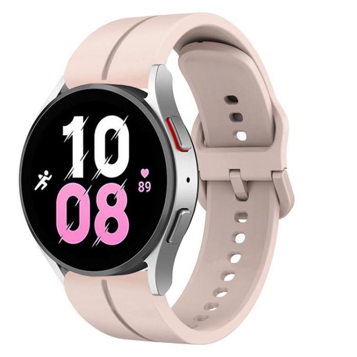 A-One Brand - Galaxy Watch Armband Silikon (20mm) - Ljusrosa