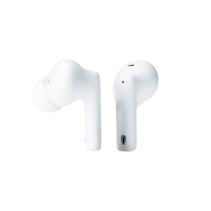 3MK - 3MK In-Ear Trådlösa Hörlurar Bluetooth 5.3 ANC LifePods - Vit