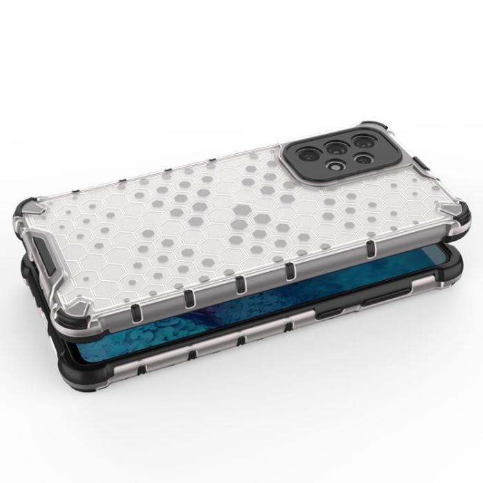 OEM - Galaxy A73 Skal Honeycomb Armored - Blå