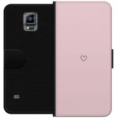 Gustaf - Pl&aring;nboksfodral till Samsung Galaxy Note 4 med Litet Hj&auml;rta