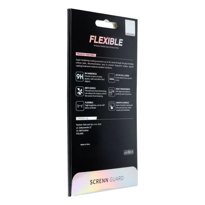 Bestsuit - Bestsuit iPhone 14 Pro Max Skärmskydd Flexible Glas - Svart
