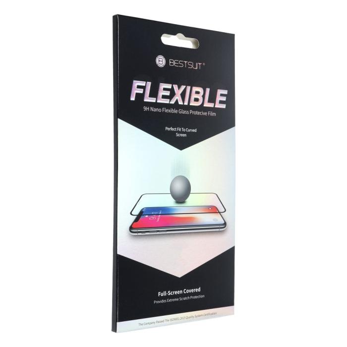 Bestsuit - Bestsuit iPhone 14 Pro Max Skärmskydd Flexible Glas - Svart