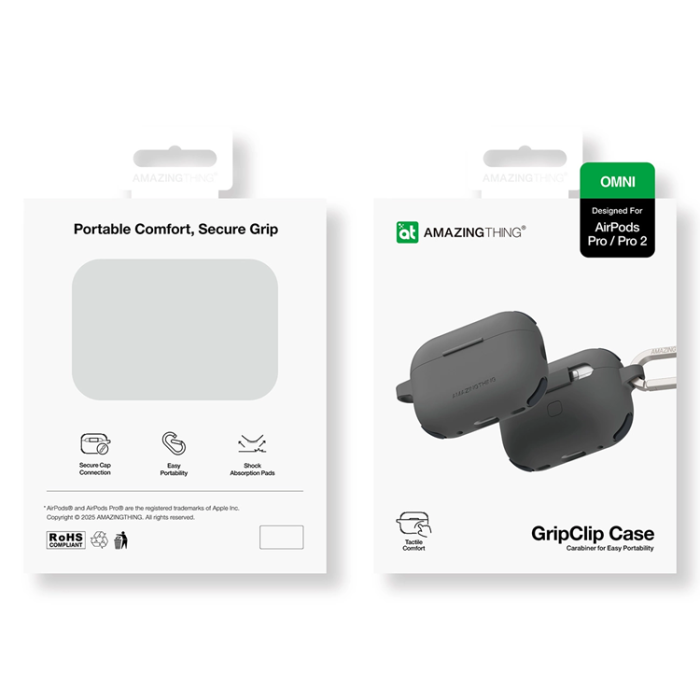 AmazingThing - AmazingThing Airpods Pro 2 Skal Omni - Svart
