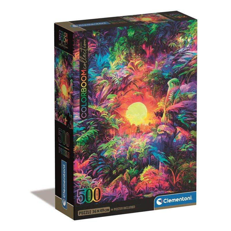 CLEMENTONI Pussel 500 Pcs CB Collection Colorbloom Psychedelic Jungle
