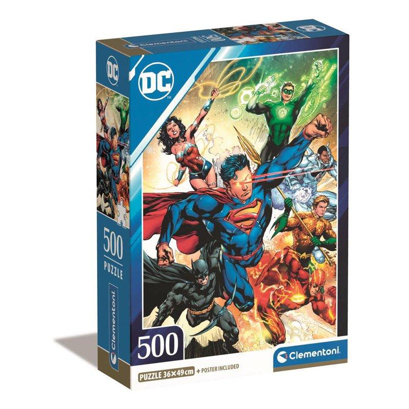 CLEMENTONI Pussel 500 Pcs CB High Quality Collection DC Comics
