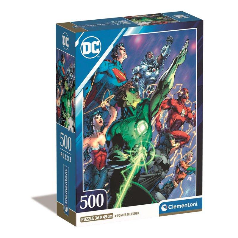 CLEMENTONI Pussel 500 Pcs CB High Quality Collection DC Comics (2)